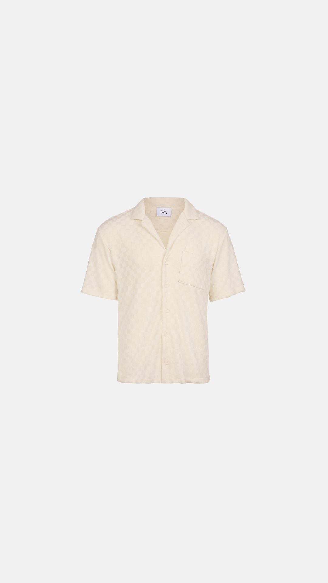 SAXSV KNIT SHIRT CREME