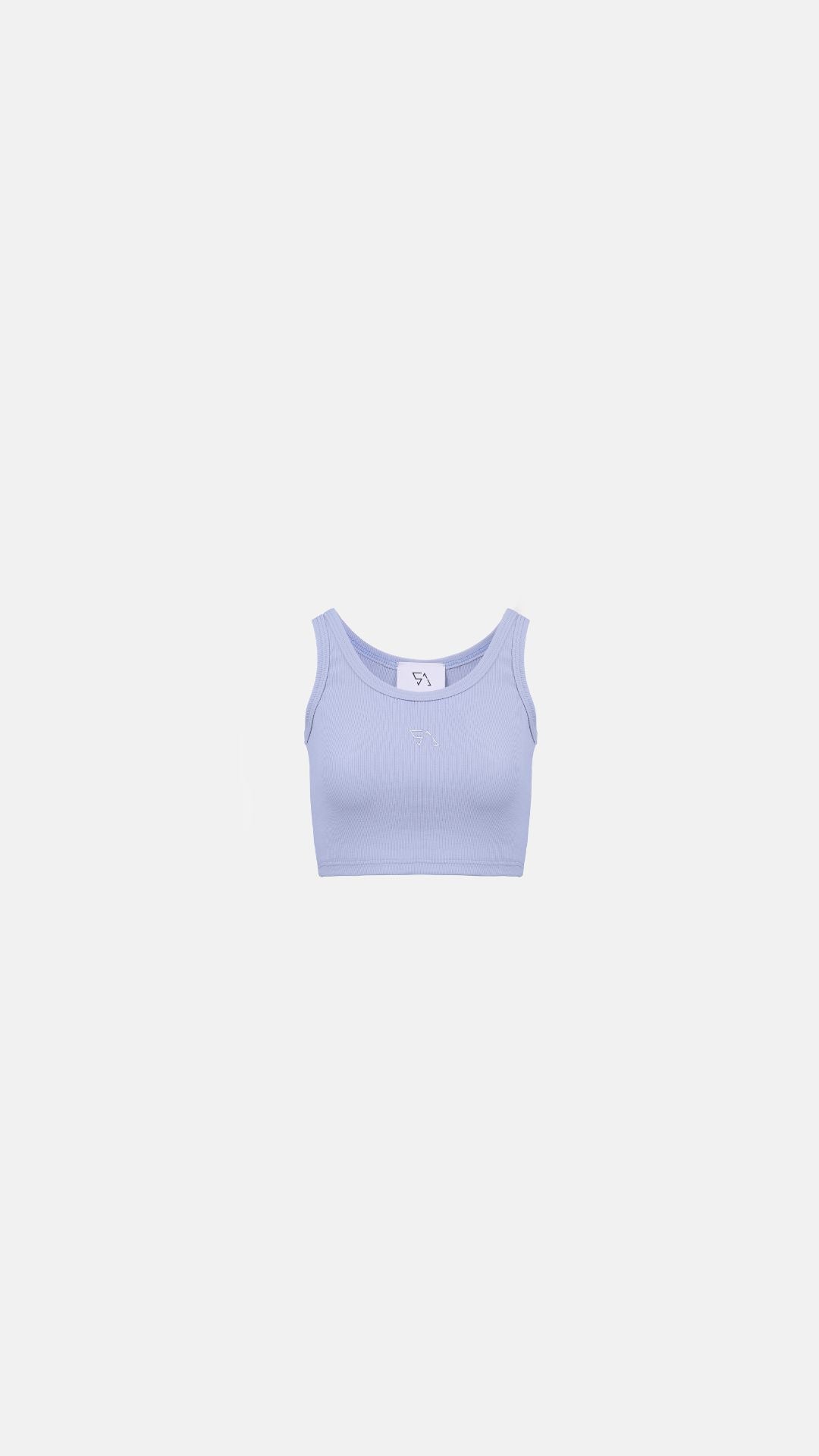 SA RIB CROP TOP LILAC