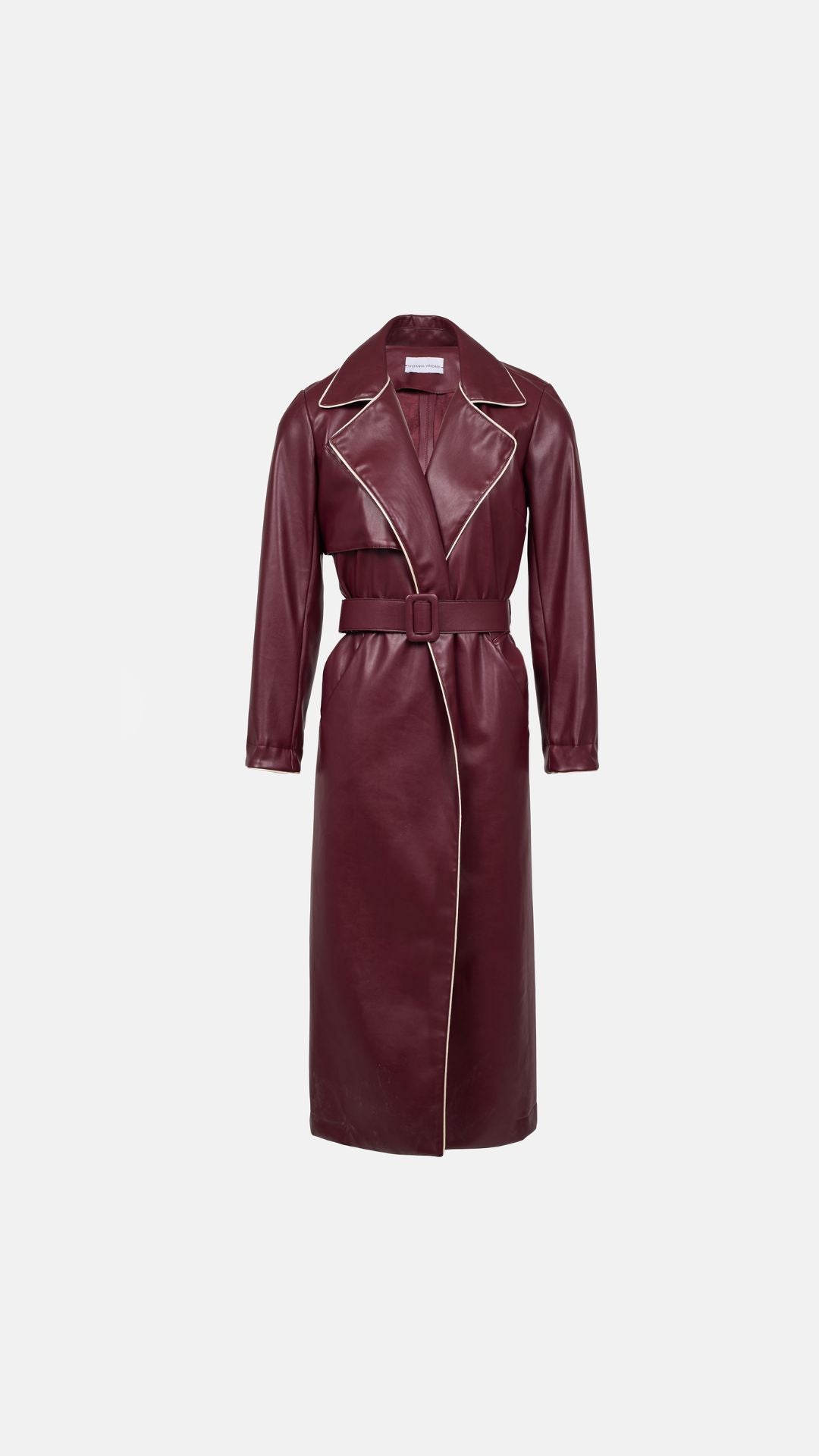 FEAR LEATHER TRENCH COAT