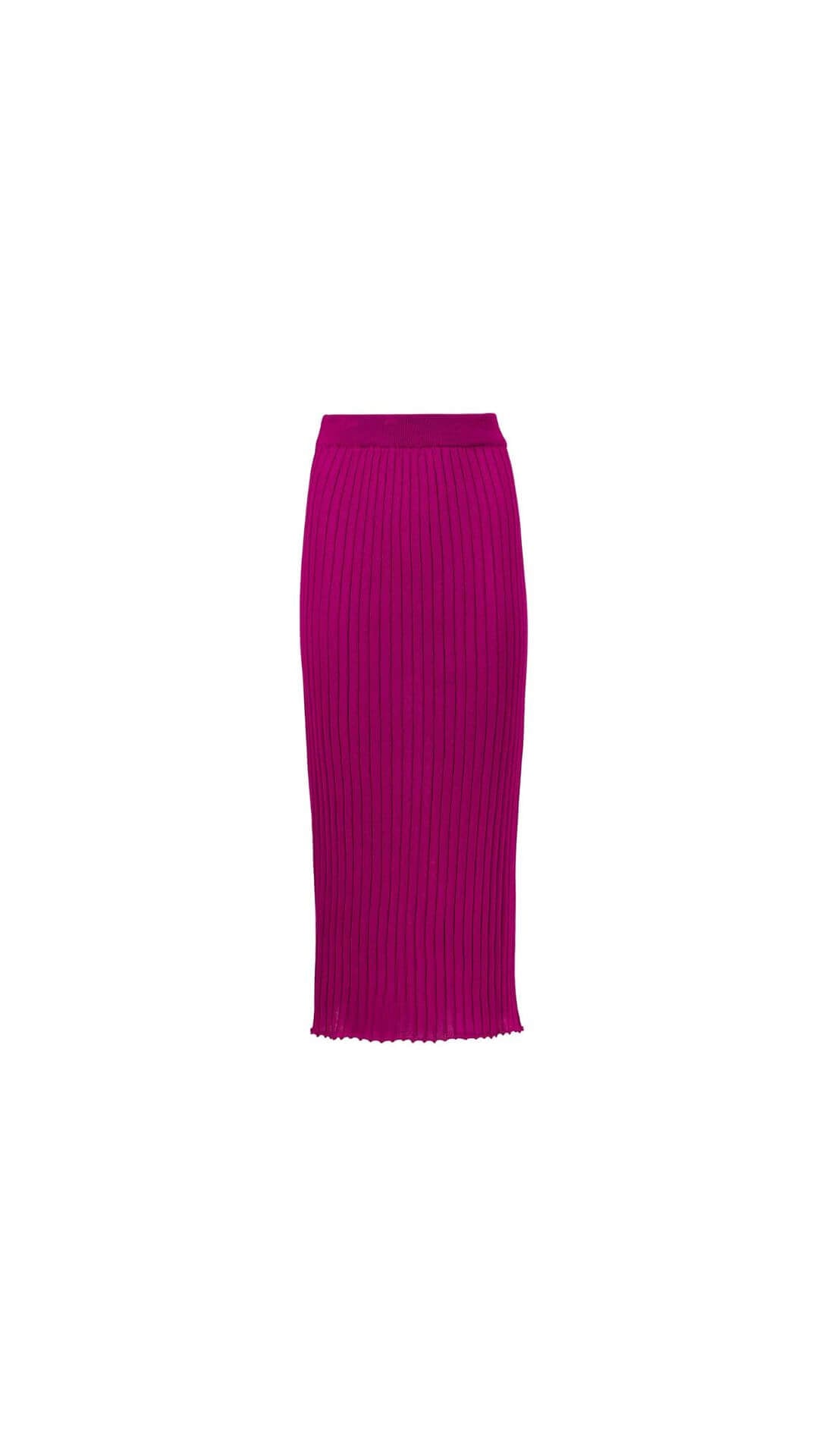 BAMINI KNIT SKIRT FUCHSIA